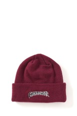 CRASH LOGO KNIT CAP - BURGUNDY (CLG-AC 025-055)