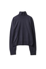 Wool Cashmere Turtle Knit - S/BLUE (12520537)