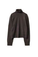 Wool Cashmere Turtle Knit - MOCHA (12520537)