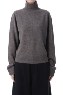 Wool Cashmere Turtle Knit - MOCHA (12520537)