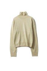 Wool Cashmere Turtle Knit - SAND (12520537)