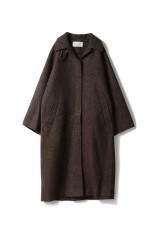 Mixwool Raglan Coat - CHOCOLATE (12420003)