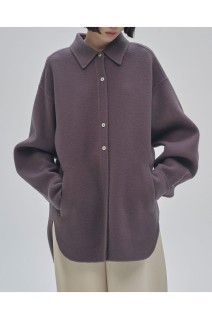 Wool Shirts Jacket - S/BLUE (12520415)