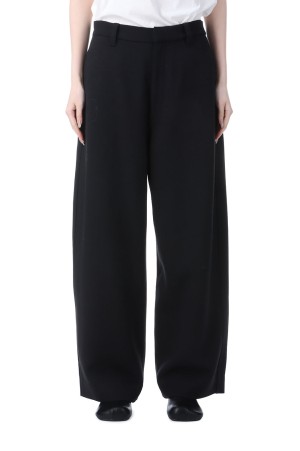 Wide Cocoon Trousers - BLACK (12520722)