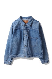 12oz Denim Jacket WWII Model - USED BLUE (RN29373246)