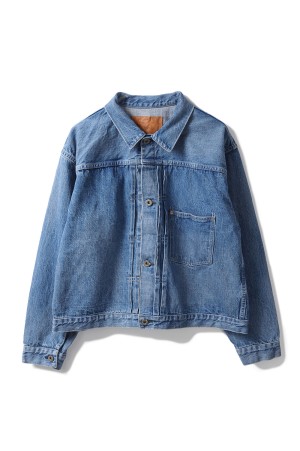 12oz Denim Jacket WWII Model - USED BLUE (RN29373246)