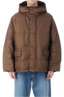Super Light Nylon Hooded Outdoor Down Jacket - BROWN (RN29373002)