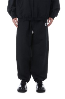 LINEN/NYLON TRACK TROUSERS - BLACK (ST.1342)