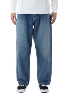 Baggy 5 Pocket Pants - Medium Dark Blue Damage (PTLM-25BG-PIMDBL-D)