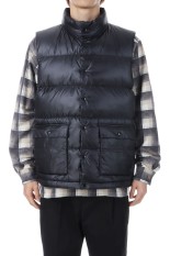 DOWN VEST / BLACK (SQ-25AW-JK-02)