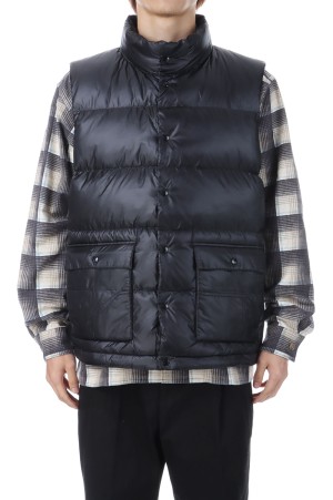 DOWN VEST / BLACK (SQ-25AW-JK-02)