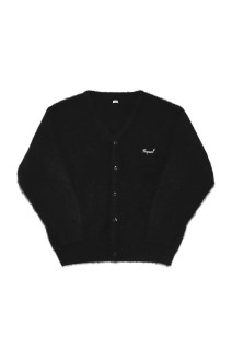 MOHAIR CARDIGAN / BLACK (SQ-25AW-KN-03)