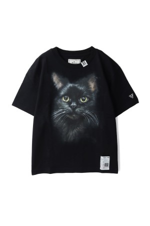 CAT PRINTED TEE - BLACK (K15TS771)
