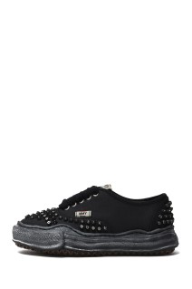 BAKER / original sole studded paint canvas Low - BLK/BLK (A15FW733)