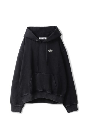 bijou tiara hoodie - Black (TD-25AW-PO03)