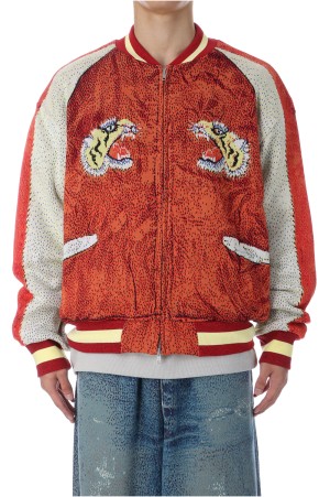 Knit Souvenir Jacket - Red (25-2106)