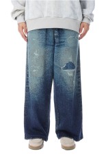 Knit Denim Pants - Navy (25-2303)