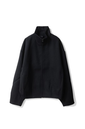 STAND COLLAR BUD BLOUSON - BLACK (OA-AW25-BZ-104-01)