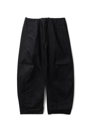 WASHED PINA TROUSERS - BLACK (OA-AW25-TRS-103-01)