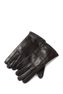 CURVED GLOVES - DK BROWN (OA-AW25-ACC-102-01)