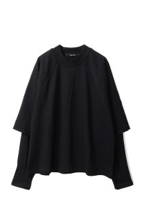 RAGLAN LAYERED LONGSLEEVE TEE - WASHED NIGHT (T24023)