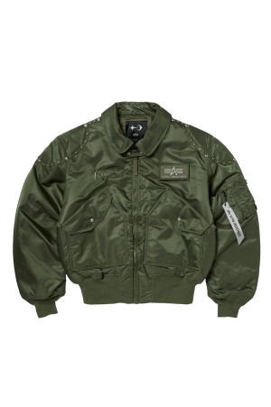 TC x AI CWU 45/P FLIGHT JACKET (RIVET VERSION) - SAGE
