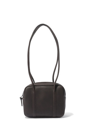 SQUARE BOSTON Long handle : MINI - DARK BROWN (DA106)