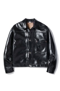 BLACK LEATHER BROUSE -WILLIAM GIBSON- ( BR80665  )