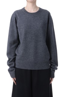 Wool Cashmere Seamless Knit - GRAY (12520538)
