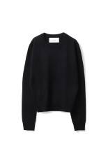 Wool Cashmere Seamless Knit -BLACK (12520538)