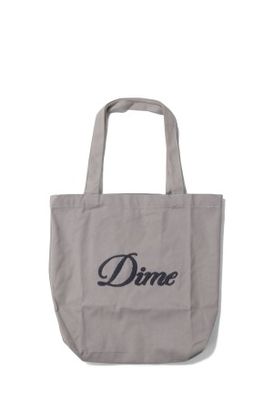 Cursive Chenille Tote Bag - Concrete (DIMEFA2533CON)