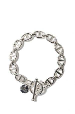 Anchor Link Bracelet -10mm - Silver (XOB102-19)