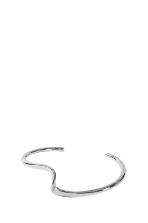 Lopsided Bangle - Silver (XOBG027L)