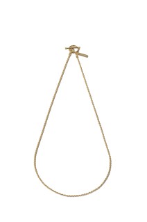 French Rope Link Necklace - 50cm/Gold- (XON043-50G)
