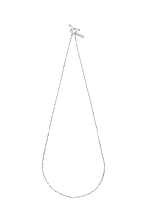 Tiny Solid Anchor Link Necklace -60cm- (XON046-60)