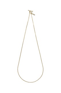 Tiny Solid Anchor Link Necklace -60cm/Gold- (XON046-60G)