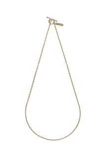 Tiny Solid Anchor Link Necklace -50cm/Gold- (XON046-50G)