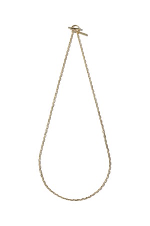 Solid Anchor Link Necklace -60cm/Gold- (XON047-60G)
