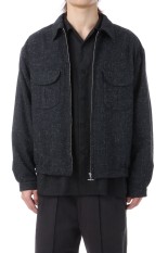 PLEATED-POCKET RICKY JACKET / GRAPHITE (252OJ-JK02)