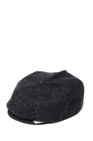 KEMPI TWEED PEAKED CAP / GRAPHITE (252OJ-HT01)