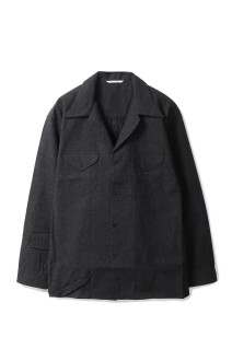 SWALLOW COLLAR SPORTS SHIRTS / INK BLACK (252OJ-SH03)