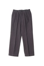 FRONT TUCK ARMY TROUSER / BLACK (252OJ-PT07)