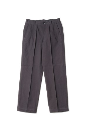 FRONT TUCK ARMY TROUSER / BLACK (252OJ-PT07)