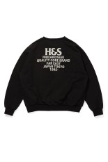 H&amp;S Sweat Shirt(25aw) - BLACK (HC-100725)