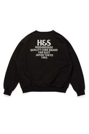 H&S Sweat Shirt(25aw) - BLACK (HC-100725)