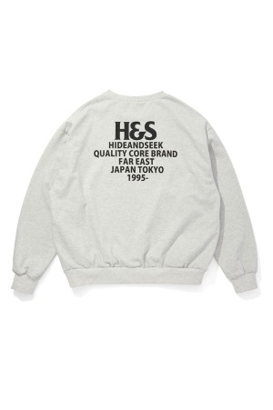 H&S Sweat Shirt(25aw) - L.GRAY (HC-100725)