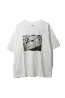 Jonathan Leder × Stie-lo T-SH / WHITE (25MND-STL004)