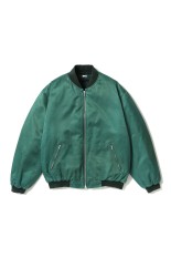 Vintage Silk Viscose Tour Jacket - GREEN (26SAP-01-28)