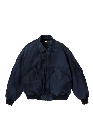 Vintage Silk CWU-45 Flight Jacket - NAVY (26SAP-01-21)