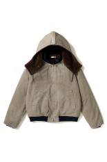Vintage WW2 US Navy Deck Hooded Jacket - BEIGE (26SAP-01-54)